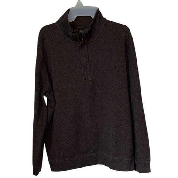 🌹JOS A BANK RESERVE QUARTER ZIP SWEATER - Picture 1 of 5